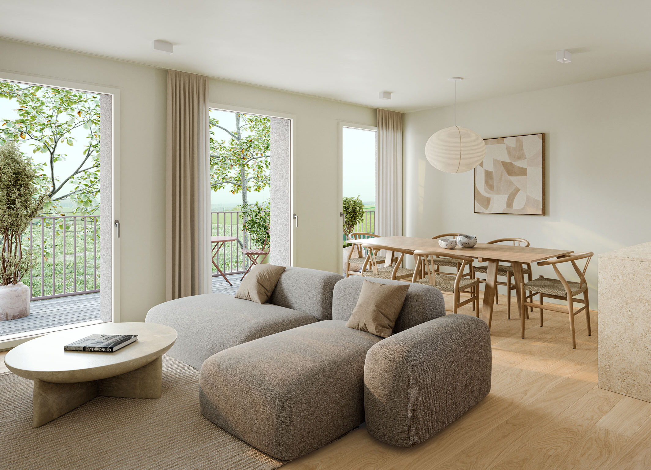 Livingroom Apartment Heisdorf